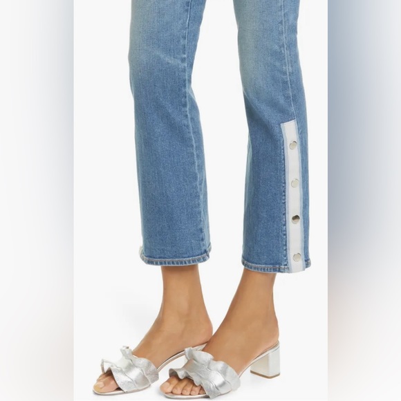 Veronica Beard Carolyn High Waisted Baby Bootcut Jeans Size 27 - Picture 3 of 6